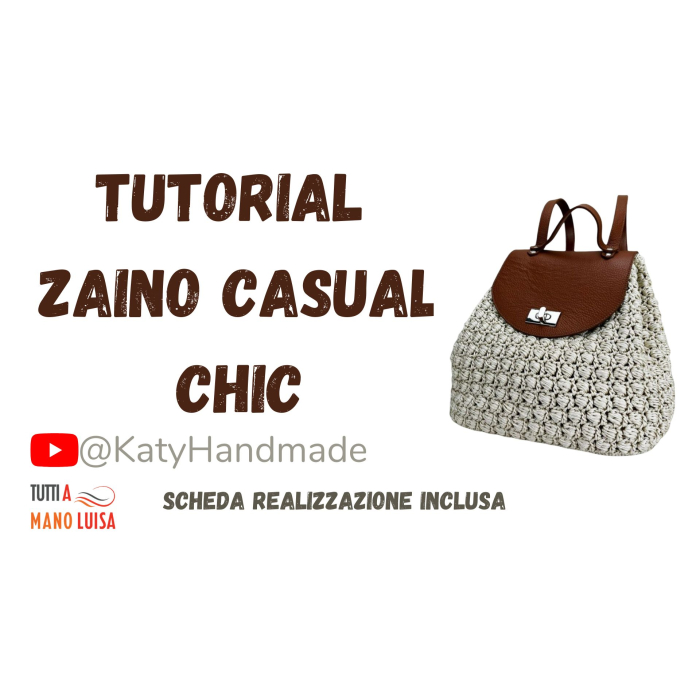 Zaino Casual Chic by Katy Handmade